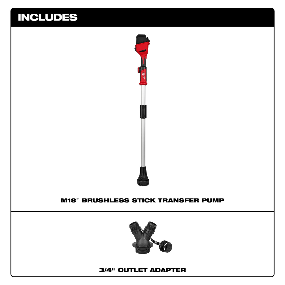 Milwaukee M18 Brushless Stick Transfer Pump from Columbia Safety